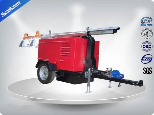 Κίνα 30Kw, 40Kw ρυμουλκήσιμος κινητός ελαφρύς πύργος δύναμης Soundproof με τον ιστό μετάλλων προμηθευτής