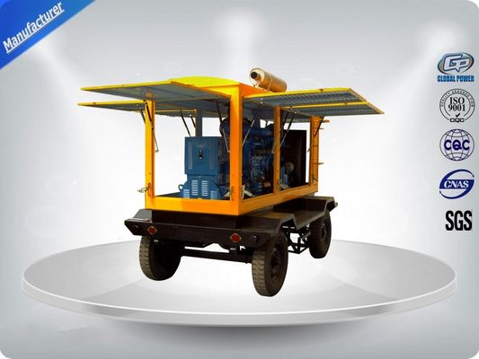 Κινητός τριφασικός τοποθετημένος ρυμουλκό σιωπηλός τύπος 200-500Kw 600Kva γεννητριών προμηθευτής