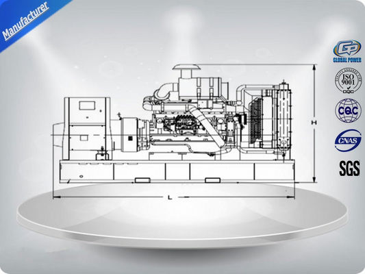 3 φάσεις 4 Soundproof σύνολο γεννητριών diesel Perkins καλωδίων 250 υψηλός αποδοτικός KVA 50HZ προμηθευτής
